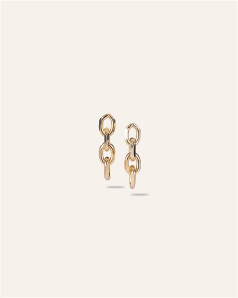 Mini Maillon earrings .